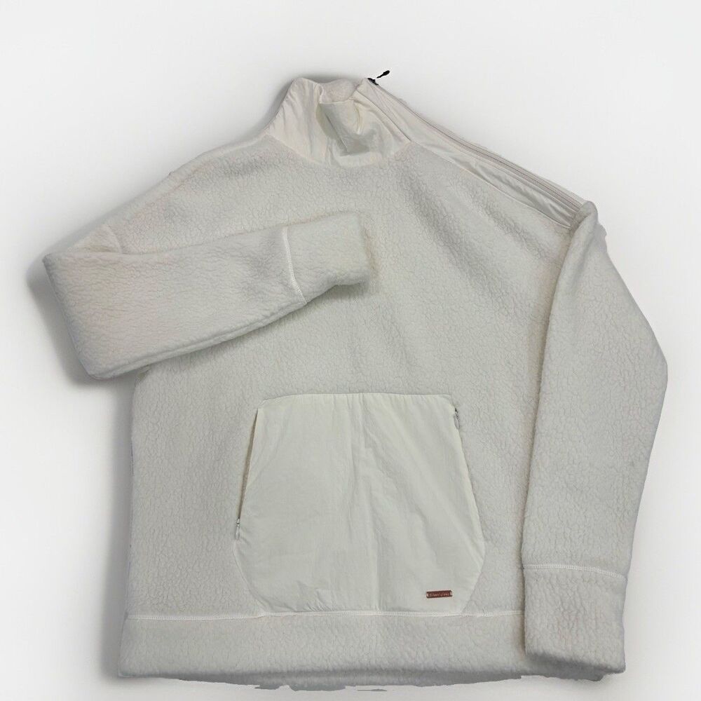 Sweaty Betty Sweater Womens Size Small Sherpa Venture Running Pullover White